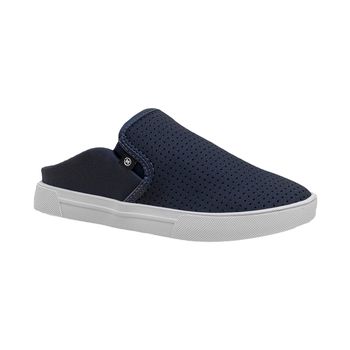 Mule-Marinho-Kids-Cabedal-Perfuros-|-Molekinho-Tamanho--32---Cor--MARINHO-0